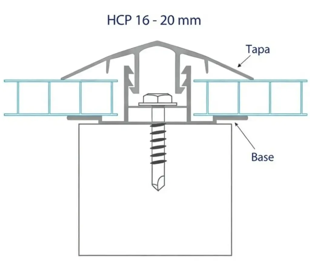 Snap POLYBLATT Base/Tapa 16mm X Opal POLAR de 10'